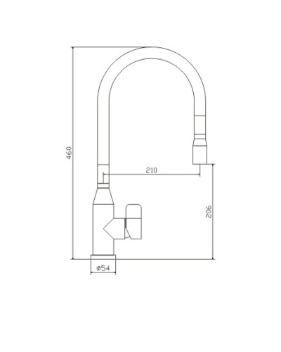 Смеситель для кухни Seaman Eco Venice SSN-1096P