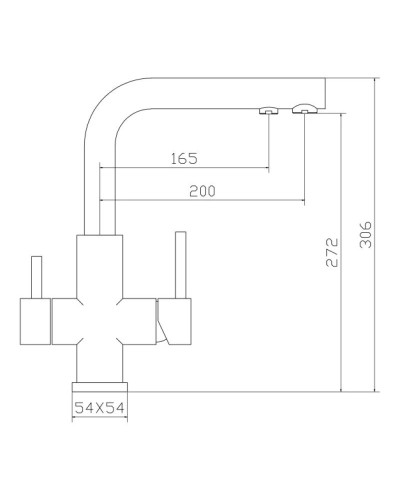 Смеситель для кухни Seaman Eco Venice SSN-1126