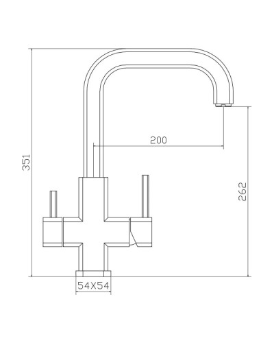 Смеситель для кухни Seaman Eco Venice SSN-1127