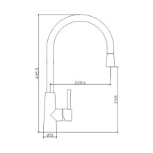 Смеситель для кухни Seaman Eco Venice SSN-1148P