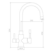Смеситель для кухни Seaman Eco Venice SSN-1339
