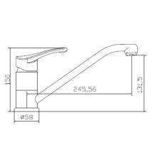 Смеситель для кухни Seaman Eco Venice SSN-1376