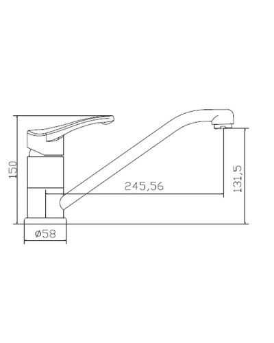Смеситель для кухни Seaman Eco Venice SSN-1376