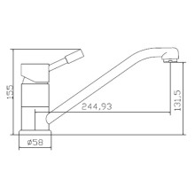 Смеситель для кухни Seaman Eco Venice SSN-1376B