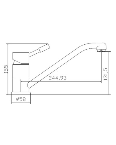 Смеситель для кухни Seaman Eco Venice SSN-1376B
