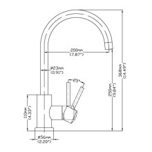 Смеситель для кухни Seaman Eco Koblenz SSN-2060