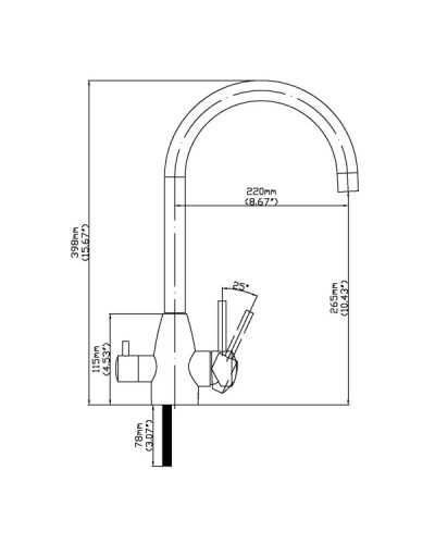 Смеситель для кухни Seaman Eco Koblenz SSN-2135A