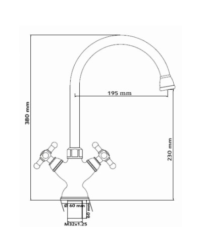 Смеситель для кухни Seaman Eco Koblenz SSN-2135R