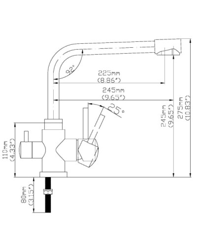 Смеситель для кухни Seaman Eco Koblenz SSN-2139A