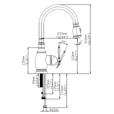 Смеситель для кухни Seaman Eco Koblenz SSN-2168P