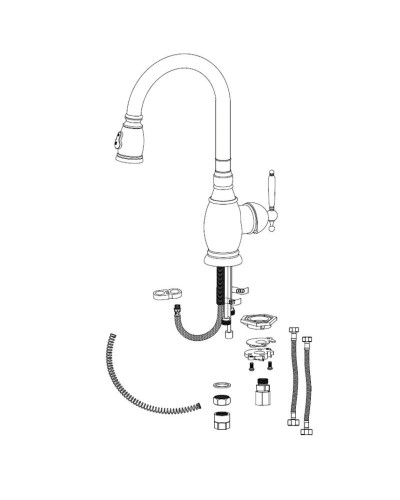 Смеситель для кухни Seaman Eco Koblenz SSN-2168P