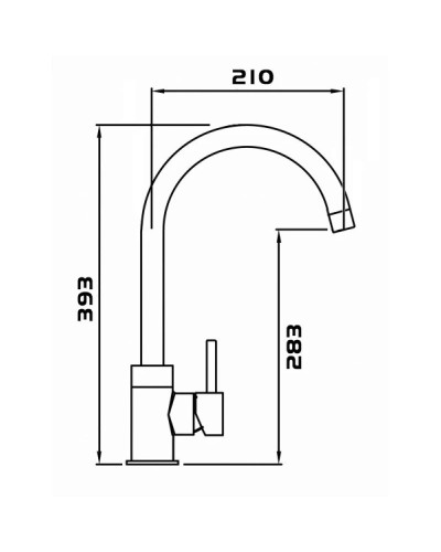 Смеситель для кухни Seaman Eco Glasgow SSN-3004A