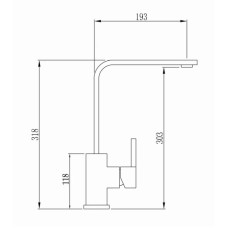 Смеситель для кухни Seaman Eco Glasgow SSN-3007