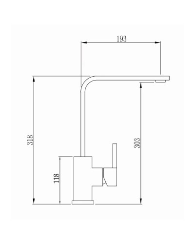 Смеситель для кухни Seaman Eco Glasgow SSN-3007