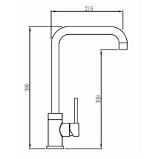 Смеситель для кухни Seaman Eco Glasgow SSN-3026
