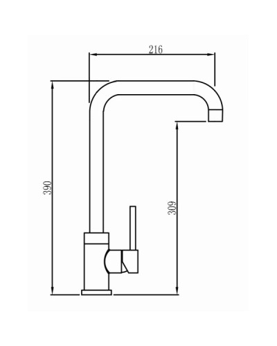 Смеситель для кухни Seaman Eco Glasgow SSN-3026