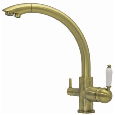 Смеситель для кухни Seaman Barcelone SSL-5382-Antique Gold