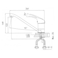 Смеситель для кухни Seaman Eco Granite SGR-1023-Espresso
