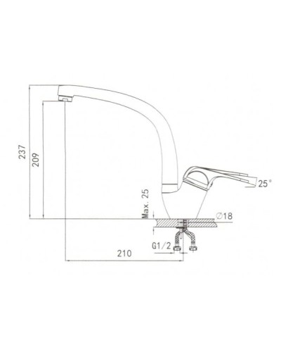 Смеситель для кухни Seaman Eco Granite SGR-2024-Bazalt