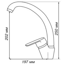 Смеситель для кухни Акватон Нимо 1AX002FCXX210