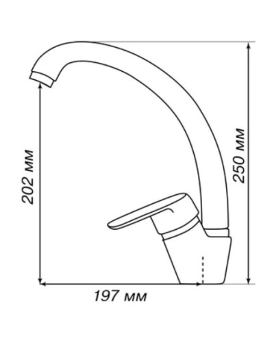 Смеситель для кухни Акватон Нимо 1AX002FCXX210