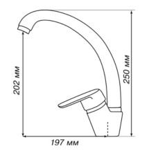 Смеситель для кухни Акватон Нимо 1AX002FCXX220
