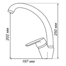 Смеситель для кухни Акватон Нимо 1AX002FCXX240