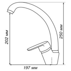 Смеситель для кухни Акватон Нимо 1AX002FCXX250