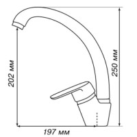 Смеситель для кухни Акватон Нимо 1AX002FCXX260