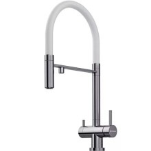 Смеситель для кухни Omoikiri Kanto-BN-WH 4994298 Нержавеющая сталь Белый