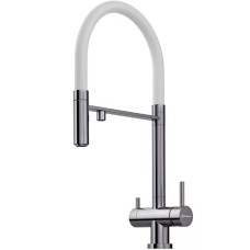 Смеситель для кухни Omoikiri Kanto-BN-WH 4994298 Нержавеющая сталь Белый