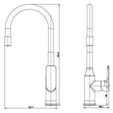 Смеситель для кухни Bien BE15034102