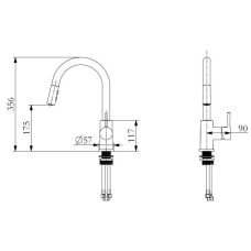 Смеситель для кухни Bien BE25034104