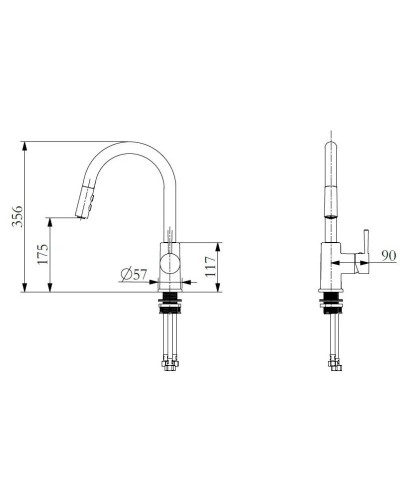 Смеситель для кухни Bien BE25034104
