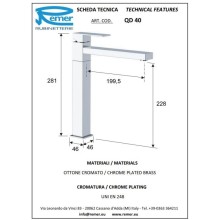 Смеситель для кухни Remer Q-Design QD40