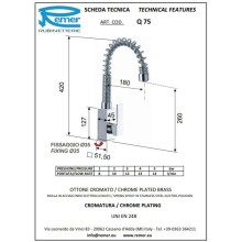 Смеситель для кухни Remer Gourmet Q75