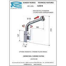 Смеситель для кухни Remer Gourmet Q83B