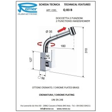 Смеситель для кухни Remer Gourmet Q83B