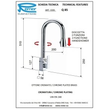 Смеситель для кухни Remer Gourmet Q85