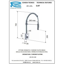 Смеситель для кухни Remer Gourmet Q87