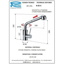 Смеситель для кухни Remer Gourmet N83A