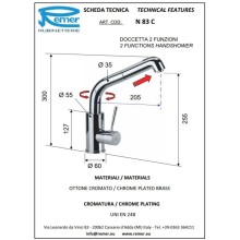 Смеситель для кухни Remer Gourmet N83C