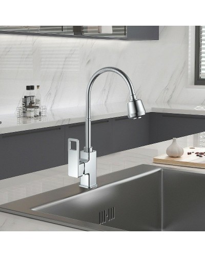 Смеситель для кухни Haiba HB73615 Хром