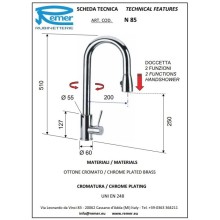 Смеситель для кухни Remer Gourmet N85