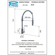 Смеситель для кухни Remer Gourmet N87