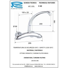 Термостат для кухни Remer Eagle E42