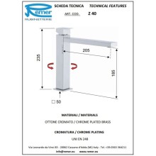 Смеситель для кухни Remer Flash Z40