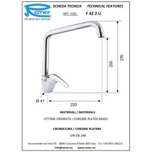 Смеситель для кухни Remer Serie 35 F42U