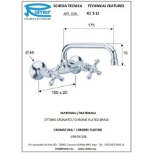 Смеситель для кухни Remer Liberty 41SLI