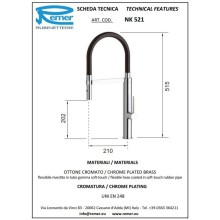 Смеситель для кухни Remer NK521